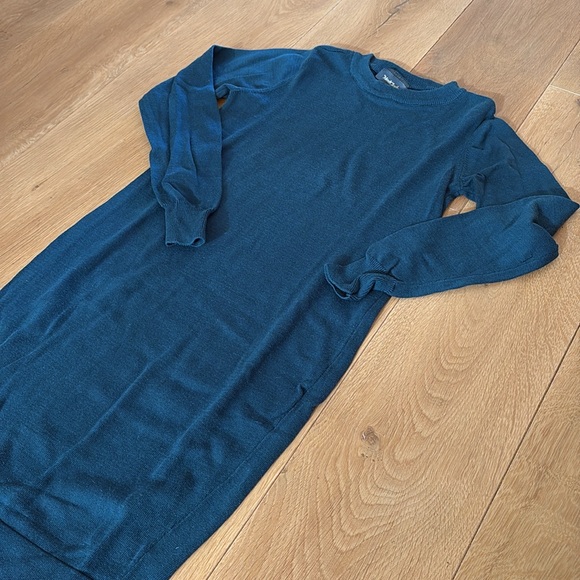 🦄 ModCloth teal sweater dress - Picture 3 of 7